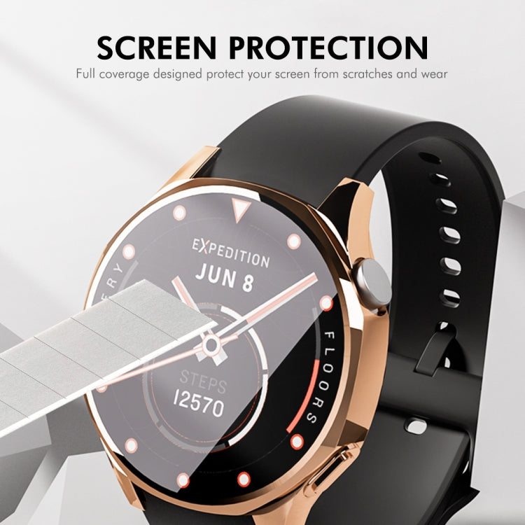 For Huawei Watch GT 5 46mm ENKAY Hat-Prince Electroplated Soft TPU Watch Case with Screen Film(Gold) - free shipping - PMc TechLife - Order now!