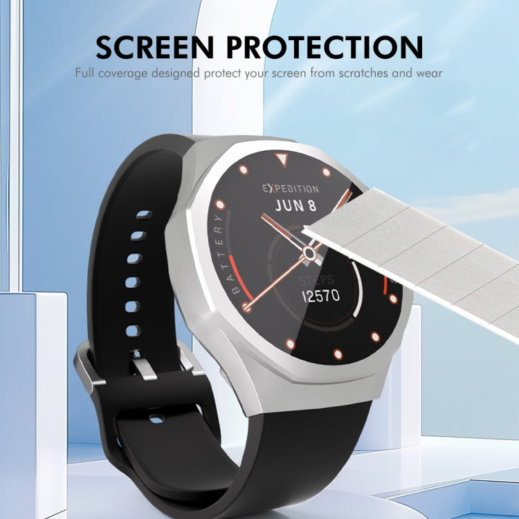 For Huawei Watch GT 5 Pro 42mm ENKAY Hat-Prince Electroplated Soft TPU Watch Case with Screen Film(Gun Color) - free shipping - PMc TechLife - Order now!