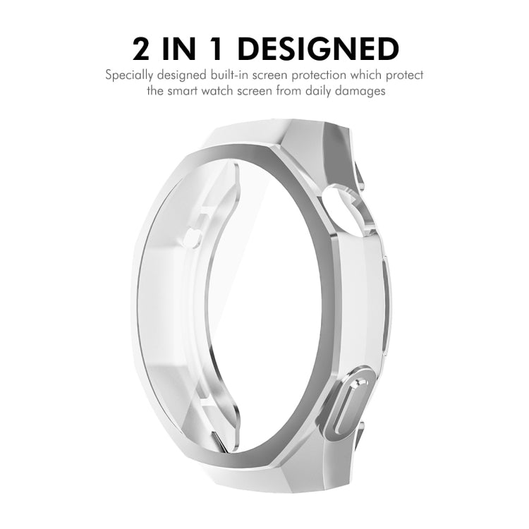 For Huawei Watch GT 5 Pro 46mm ENKAY Hat-Prince Electroplated Soft TPU Watch Case with Screen Film(Transparent) - free shipping - PMc TechLife - Order now!
