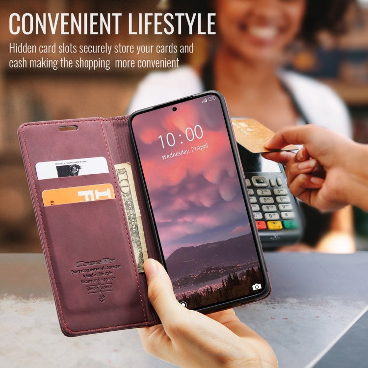 For Xiaomi 14T Pro CaseMe 013 Multifunctional Horizontal Flip Leather Phone Case(Red) - free shipping - PMC Jewellery - Order now!