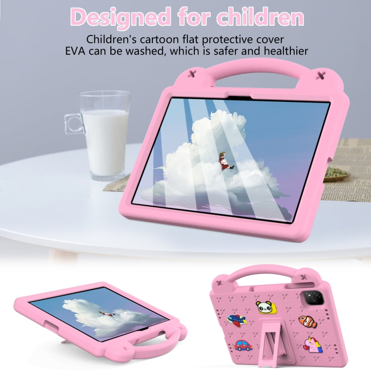 For Infinix Xpad 11 X1101 2024 Handle Kickstand Children EVA Shockproof Tablet Case(Pink) - free shipping - PMC Jewellery - Order now!