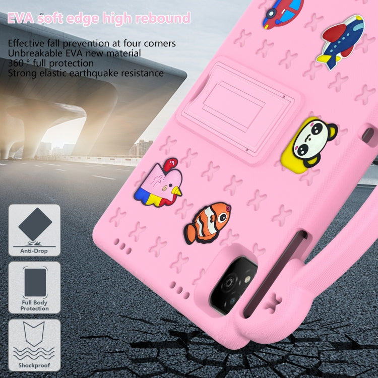 For Infinix Xpad 11 X1101 2024 Handle Kickstand Children EVA Shockproof Tablet Case(Pink) - free shipping - PMC Jewellery - Order now!