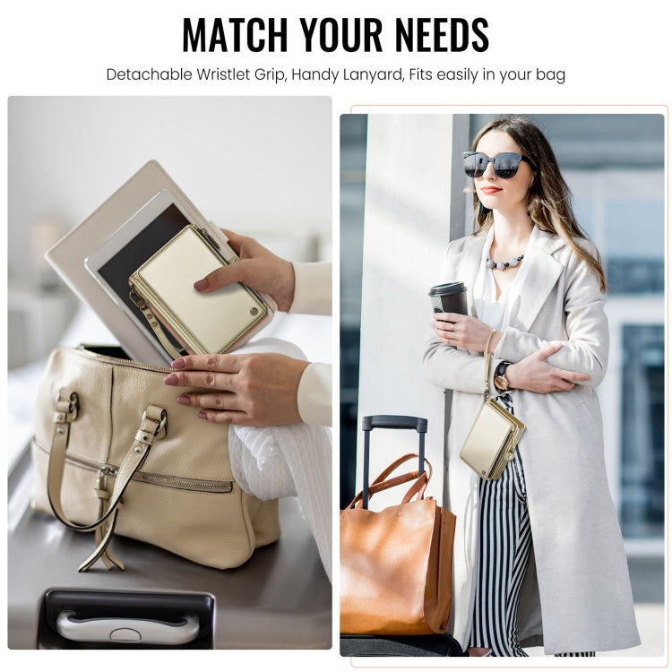 CaseMe-Me60 Multi-functional Anti-theft Swipe Passport Wallet(Gold) - free shipping - PMC Jewellery - Order now!