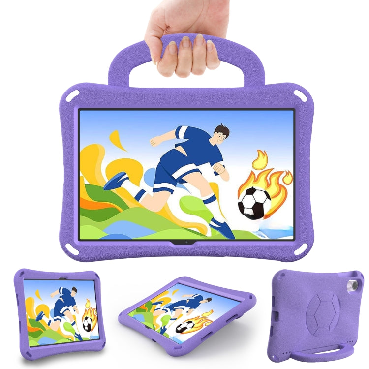 For Honor Pad X8 Pro 11.5 2023 Handle Football Shaped EVA Shockproof Tablet Case(Light Purple) - Honor by PMC TechLife | Online Shopping South Africa | PMC TechLife | Buy Now Pay Later Mobicred