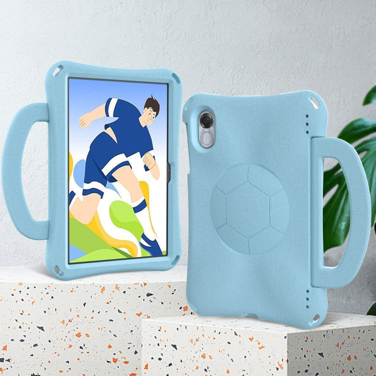 For Honor Pad X8 Pro 11.5 2023 Handle Football Shaped EVA Shockproof Tablet Case(Light Blue) - Honor by PMC TechLife | Online Shopping South Africa | PMC TechLife | Buy Now Pay Later Mobicred