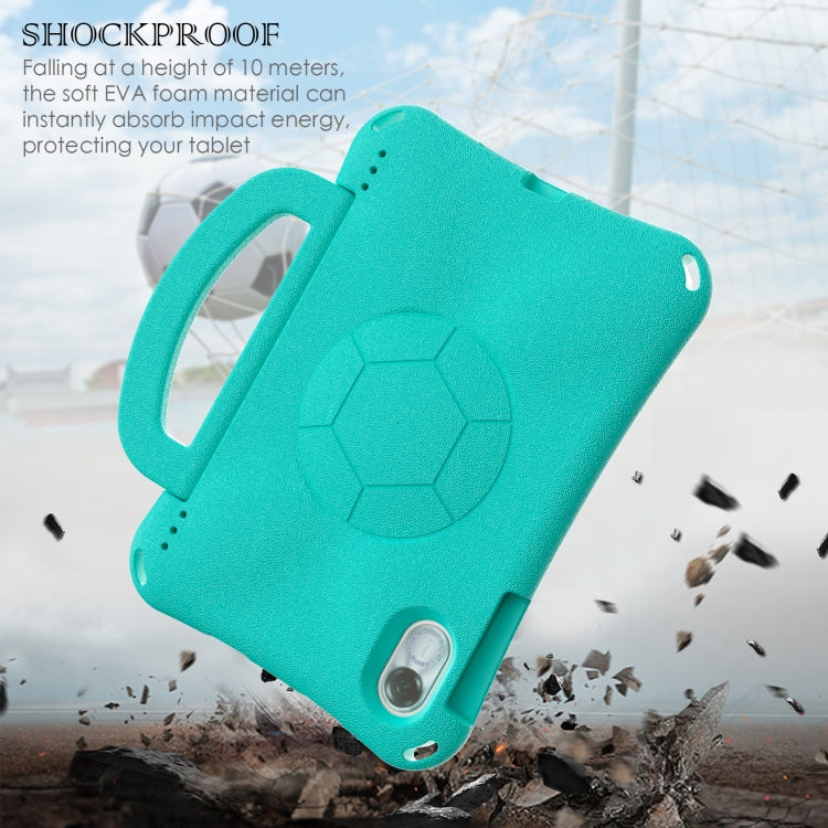 For Honor Pad X8 Pro 11.5 2023 Handle Football Shaped EVA Shockproof Tablet Case(Mint  Green) - Honor by PMC TechLife | Online Shopping South Africa | PMC TechLife | Buy Now Pay Later Mobicred