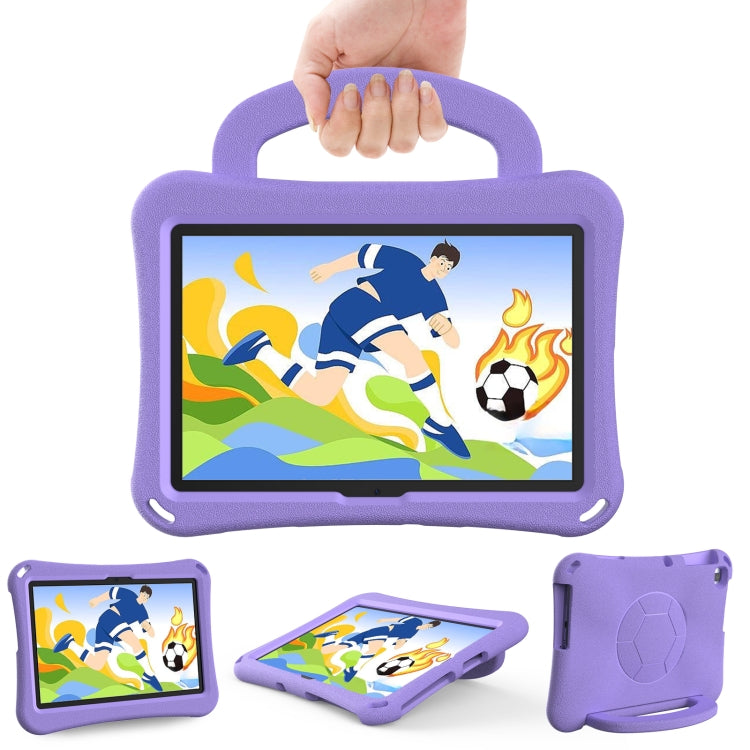 For Honor Pad X8 / X8 Lite 10.1 Handle Football Shaped EVA Shockproof Tablet Case(Light Purple) - Honor by PMC TechLife | Online Shopping South Africa | PMC TechLife | Buy Now Pay Later Mobicred