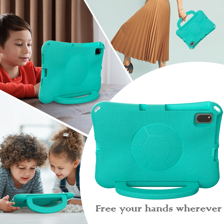 For Honor Pad V7 10.4 2024 Handle Football Shaped EVA Shockproof Tablet Case(Mint  Green) - Honor by PMC TechLife | Online Shopping South Africa | PMC TechLife | Buy Now Pay Later Mobicred