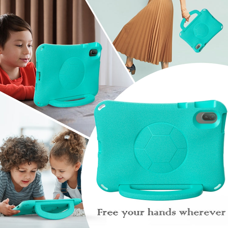 For Honor Pad V7 11 2021 Handle Football Shaped EVA Shockproof Tablet Case(Mint  Green) - Honor by PMC TechLife | Online Shopping South Africa | PMC TechLife | Buy Now Pay Later Mobicred
