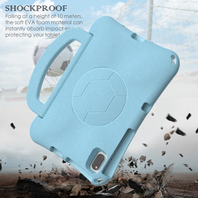 For Honor Pad V6 10.4 2024 Handle Football Shaped EVA Shockproof Tablet Case(Light Blue) - Honor by PMC TechLife | Online Shopping South Africa | PMC TechLife | Buy Now Pay Later Mobicred