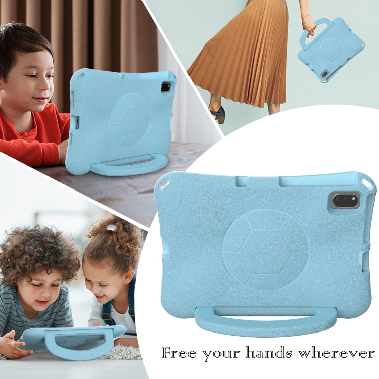 For Honor Pad V6 10.4 2024 Handle Football Shaped EVA Shockproof Tablet Case(Light Blue) - Honor by PMC TechLife | Online Shopping South Africa | PMC TechLife | Buy Now Pay Later Mobicred