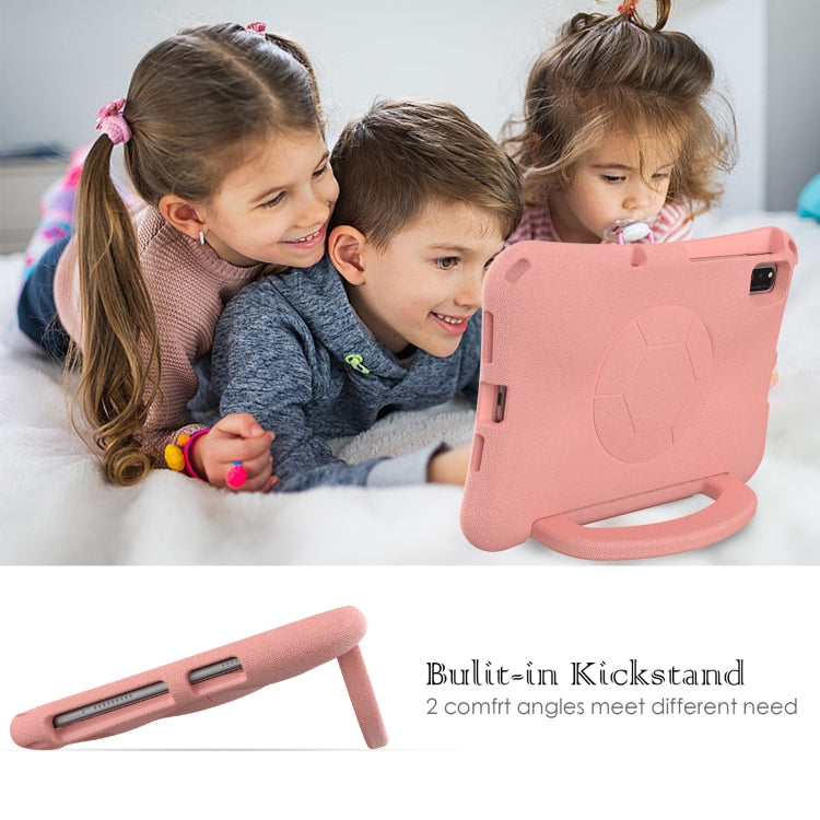 For Honor Pad V6 10.4 2024 Handle Football Shaped EVA Shockproof Tablet Case(Light Pink) - Honor by PMC TechLife | Online Shopping South Africa | PMC TechLife | Buy Now Pay Later Mobicred