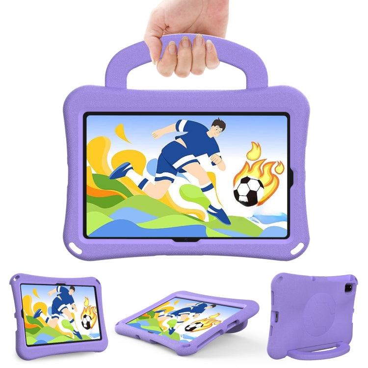 For Huawei MatePad SE 10.4 2022 / 2023 Handle Football Shaped EVA Shockproof Tablet Case(Light Purple) - Huawei by PMC TechLife | Online Shopping South Africa | PMC TechLife | Buy Now Pay Later Mobicred