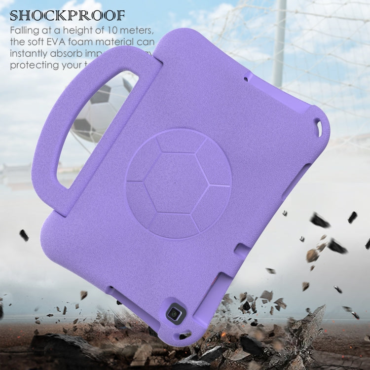 For Huawei MatePad SE 10.1 2022 Handle Football Shaped EVA Shockproof Tablet Case(Light Purple) - Huawei by PMC TechLife | Online Shopping South Africa | PMC TechLife | Buy Now Pay Later Mobicred