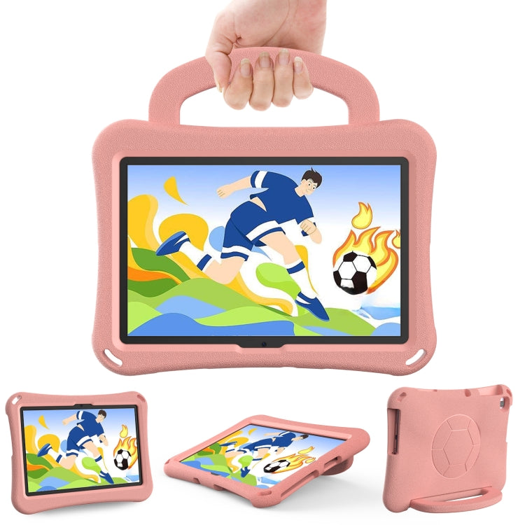 For Huawei MatePad SE 10.1 2022 Handle Football Shaped EVA Shockproof Tablet Case(Light Pink) - Huawei by PMC TechLife | Online Shopping South Africa | PMC TechLife | Buy Now Pay Later Mobicred