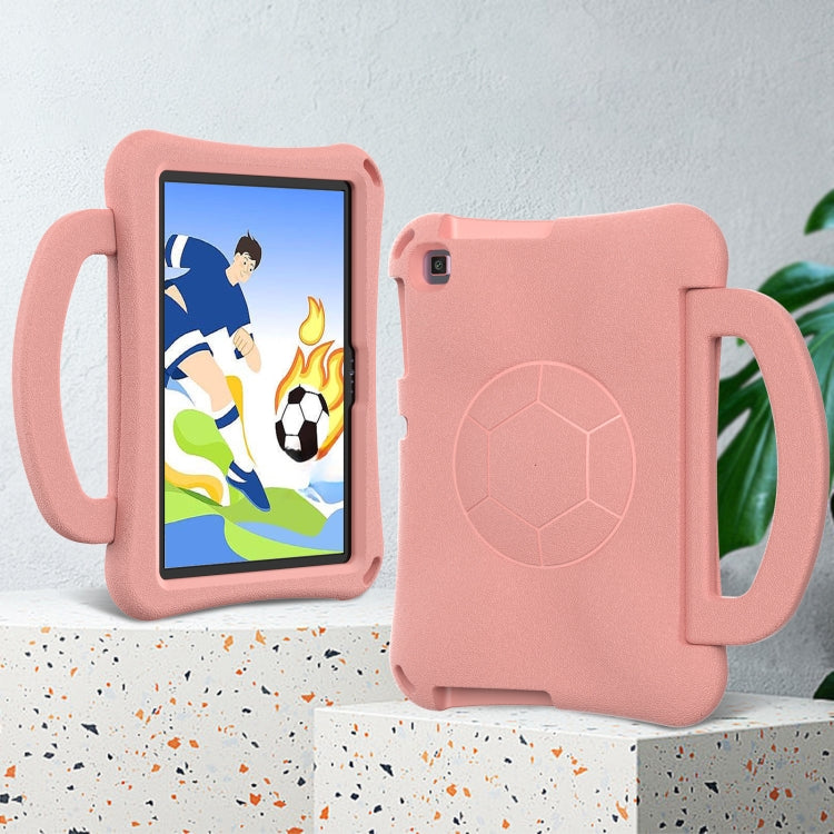 For Huawei MatePad SE 10.1 2022 Handle Football Shaped EVA Shockproof Tablet Case(Light Pink) - Huawei by PMC TechLife | Online Shopping South Africa | PMC TechLife | Buy Now Pay Later Mobicred