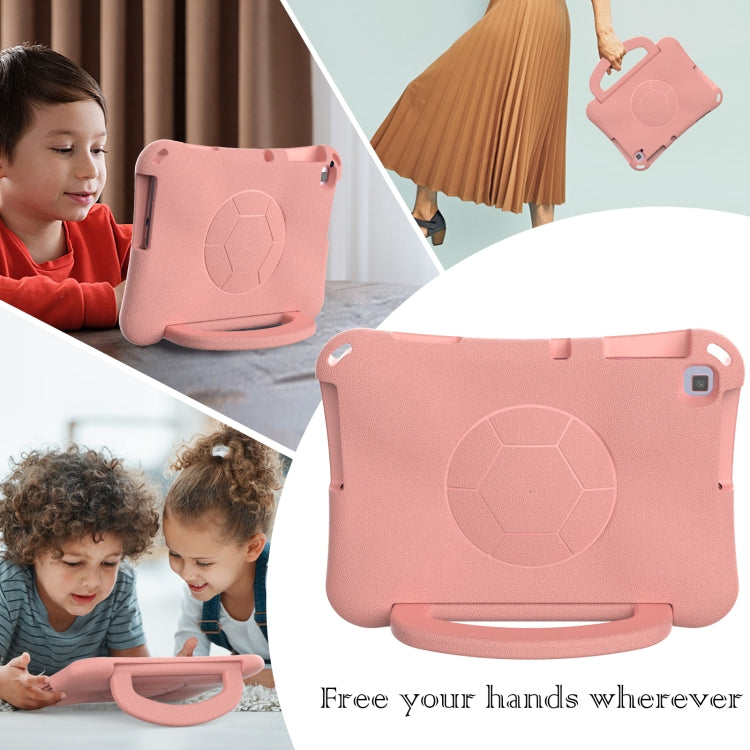 For Huawei MatePad SE 10.1 2022 Handle Football Shaped EVA Shockproof Tablet Case(Light Pink) - Huawei by PMC TechLife | Online Shopping South Africa | PMC TechLife | Buy Now Pay Later Mobicred
