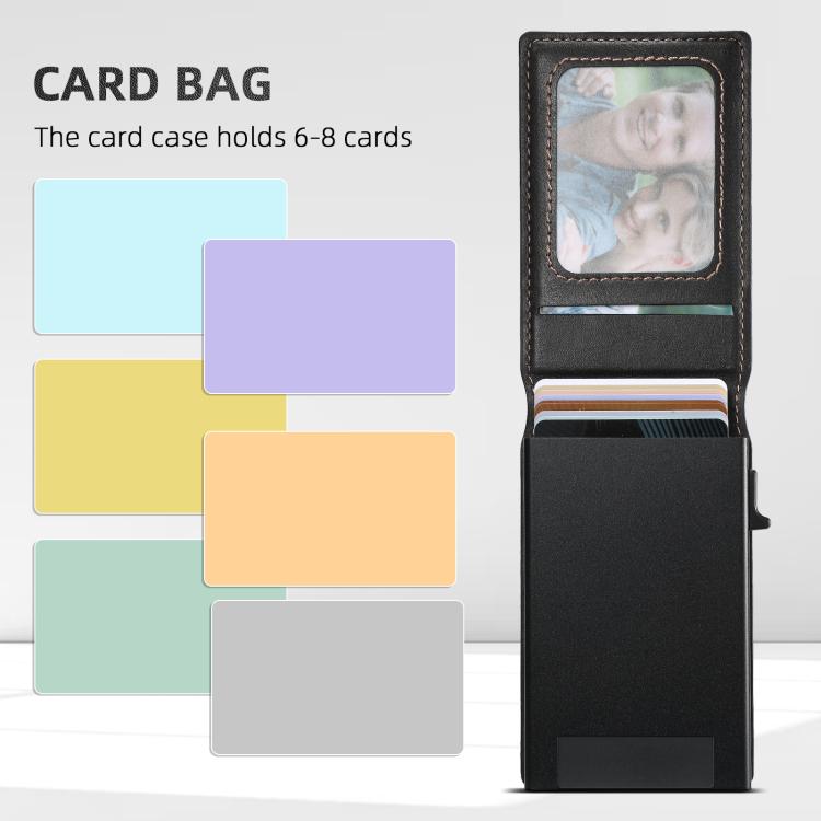 For iPhone 16e Suteni H19 Oil Wax 2-in-1 MagSafe Removable Card Box Back Phone Case(Black) - iPhone 16e Cases by Suteni | Online Shopping South Africa | PMC TechLife | Buy Now Pay Later Mobicred