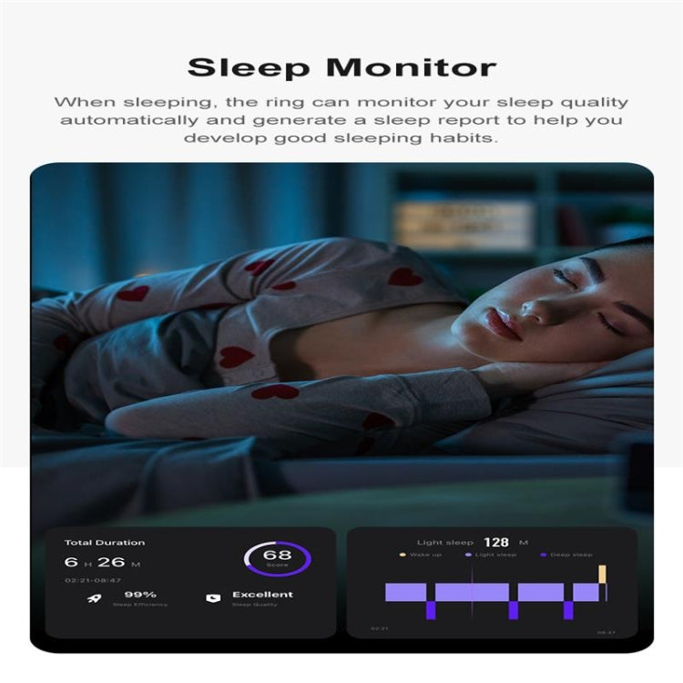 R09 SIZE 13 Smart Ring, Support Heart Rate / Blood Oxygen / Sleep Monitoring / Multiple Sports Modes(Gold) - Smart Rings / Smart Telephones by PMC TechLife | Online Shopping South Africa | PMC TechLife | Buy Now Pay Later Mobicred