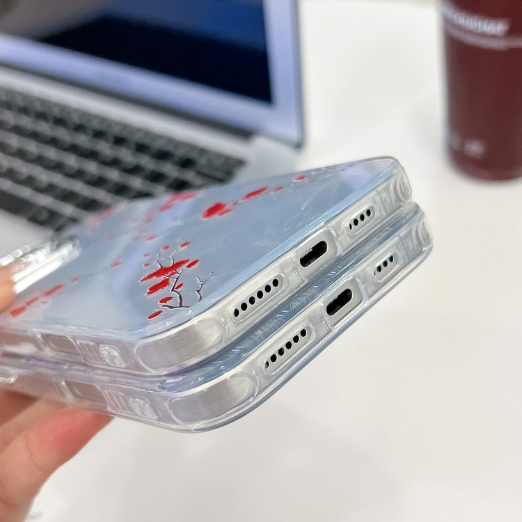 For iPhone 16e Electroplating Flower Texture TPU Phone Case(Little Wildflower SH3) - iPhone 16e Cases by PMC TechLife | Online Shopping South Africa | PMC TechLife | Buy Now Pay Later Mobicred