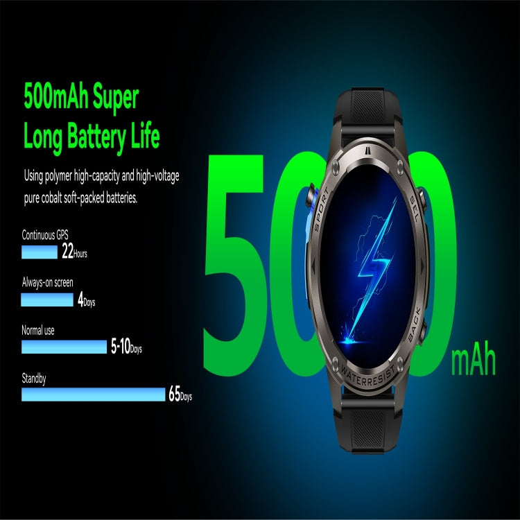 DM56 1.43 inch Color Screen Smart Watch, Support Bluetooth Call / Health Monitoring(Silver) - Smart Watches by PMC TechLife | Online Shopping South Africa | PMC TechLife | Buy Now Pay Later Mobicred