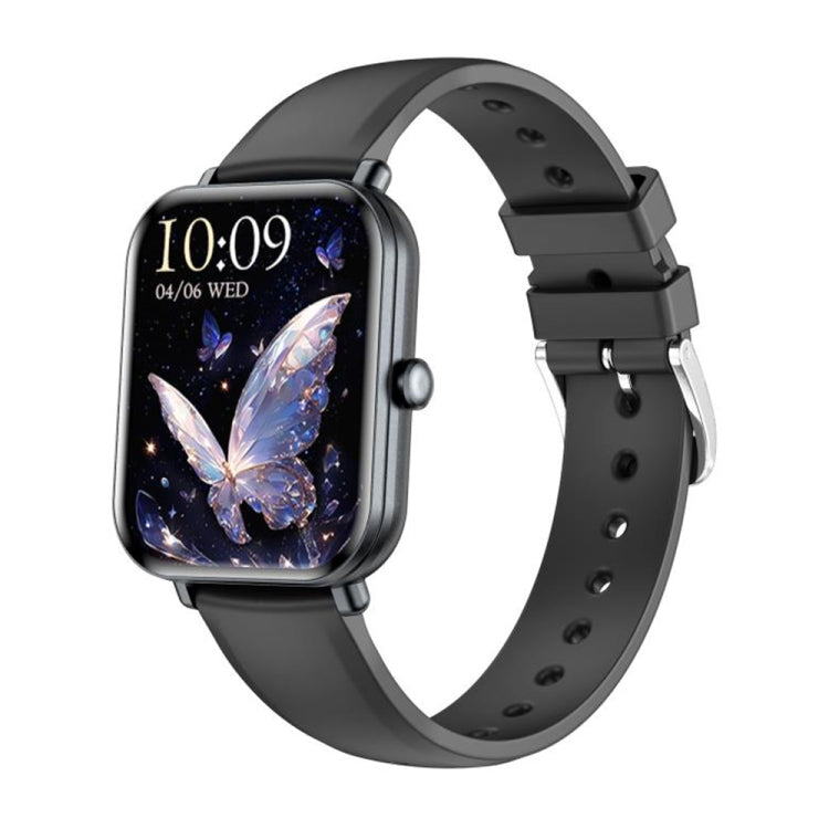 KM66 1.75 inch Color Screen Smart Watch Silicone Strap, Support Bluetooth Call(Black) - Smart Watches by PMC TechLife | Online Shopping South Africa | PMC TechLife | Buy Now Pay Later Mobicred