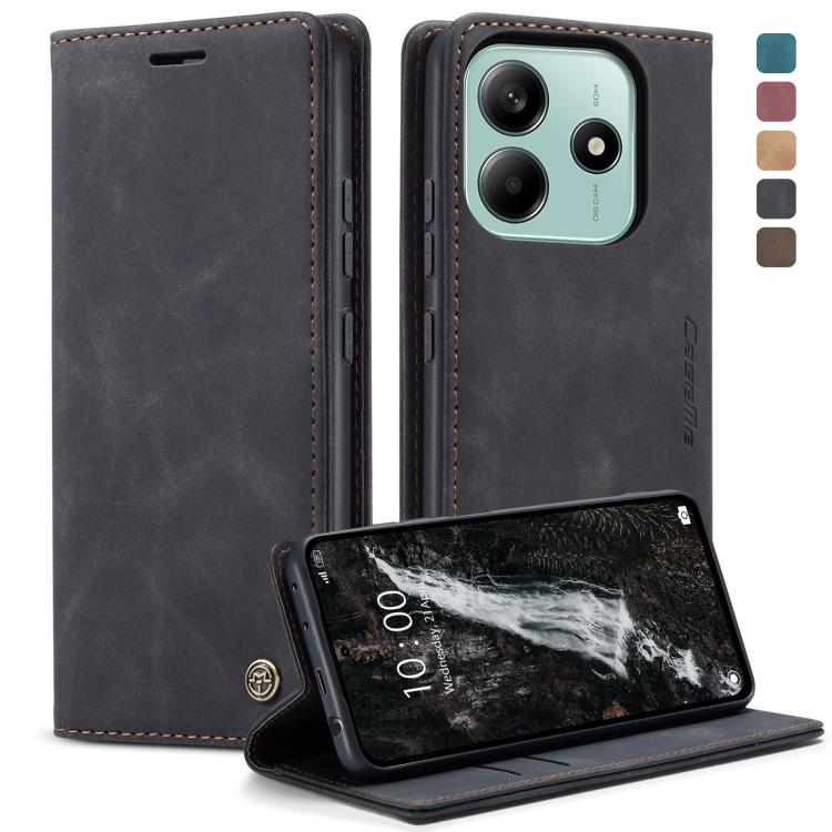 For Redmi Note 14 Pro 5G CaseMe 013 Multifunctional Horizontal Flip Leather Phone Case(Black) - free shipping - PMC Jewellery - Order now!