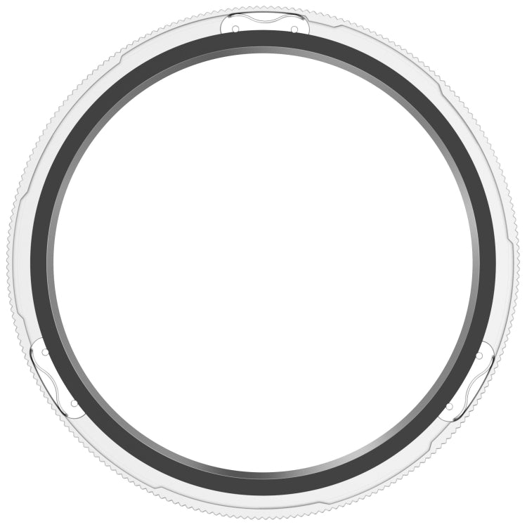 For Xiaomi Watch S4 Tempered Glass Film Hybrid Stainless Steel Watch Protective Ring(Silver White) - free shipping - PMC TechLife - Order now!