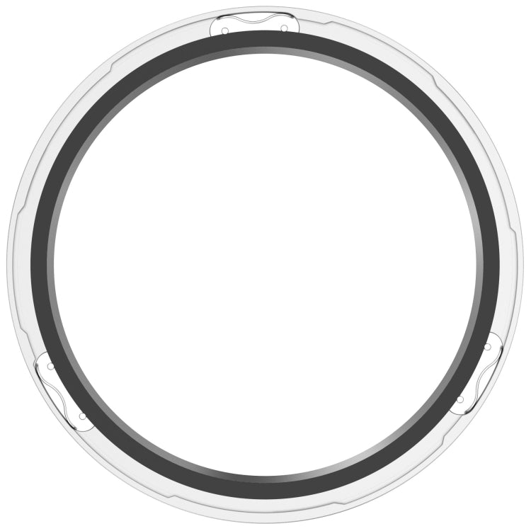 For Xiaomi Watch S4 Tempered Glass Film Hybrid Stainless Steel Watch Protective Ring(Silver Rainbow) - free shipping - PMC TechLife - Order now!