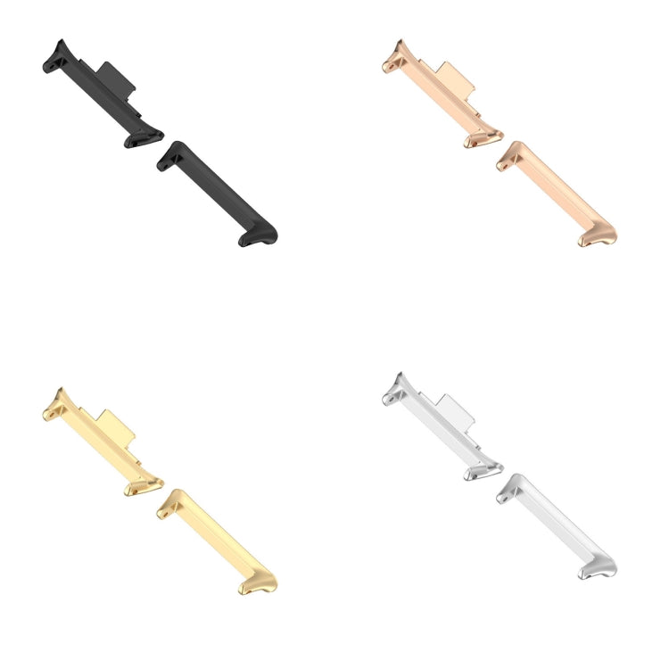 For Xiaomi Smart Band 9 Pro 1 Pair 20mm 316 Stainless Steel Metal Watch Band Connector(Rose Gold) - For Xiaomi by PMc TechLife | Online Shopping South Africa | PMc TechLife | Buy Now Pay Later Mobicred