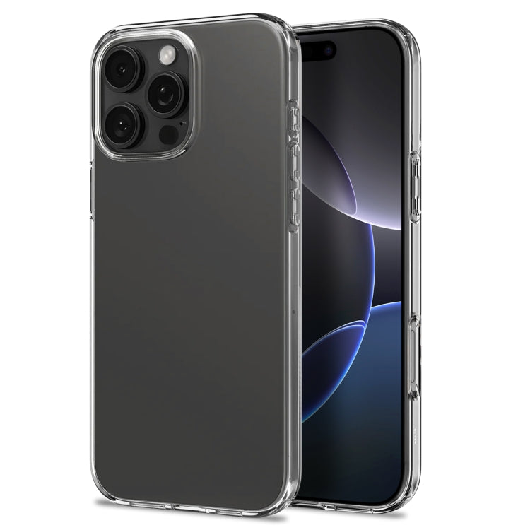 For iPhone 16 Pro NORTHJO 4 in 1 TPU Phone Case with Screen Film and Lens Film and Camera Control Button Cover(Clear) - free shipping - PMC Jewellery - Order now!