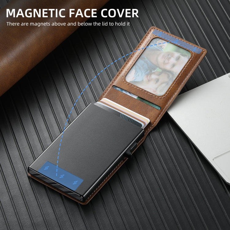 For Google Pixel 8 Pro Suteni H19 Oil Wax 2-in-1 MagSafe Removable Card Box Back Phone Case(Brown) - free shipping - PMC TechLife - Order now!