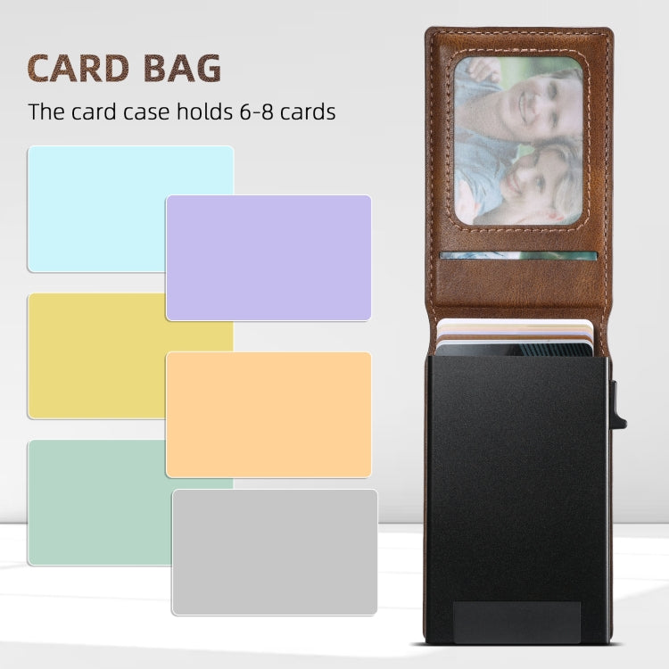 For Google Pixel 6 Pro Suteni H19 Oil Wax 2-in-1 MagSafe Removable Card Box Back Phone Case(Brown) - free shipping - PMC TechLife - Order now!