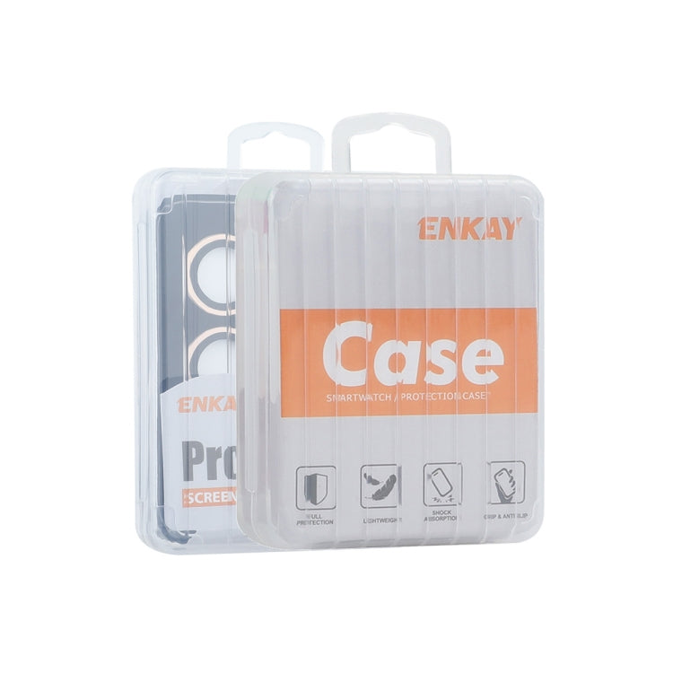 For iPhone 16e ENKAY 9H Rear Lens Aluminium Alloy Tempered Glass Film(Black) - iPhone 16e Tempered Glass by ENKAY | Online Shopping South Africa | PMC TechLife | Buy Now Pay Later Mobicred