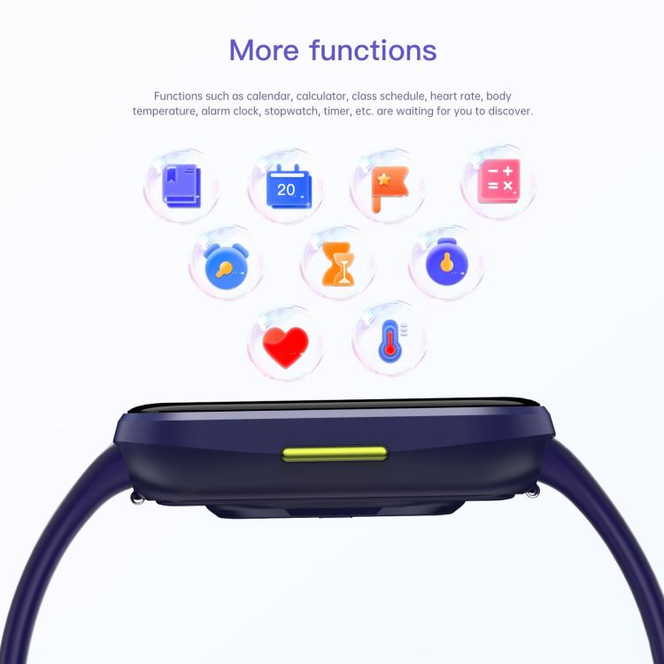 Wish 6 1.69 inch TFT Color Screen IP68 Waterproof Children Companion Smart Watch(Blue) - free shipping - PMC TechLife - Order now!