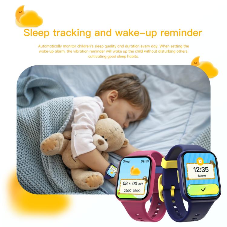 Wish 6 1.69 inch TFT Color Screen IP68 Waterproof Children Companion Smart Watch(Purple) - free shipping - PMC TechLife - Order now!