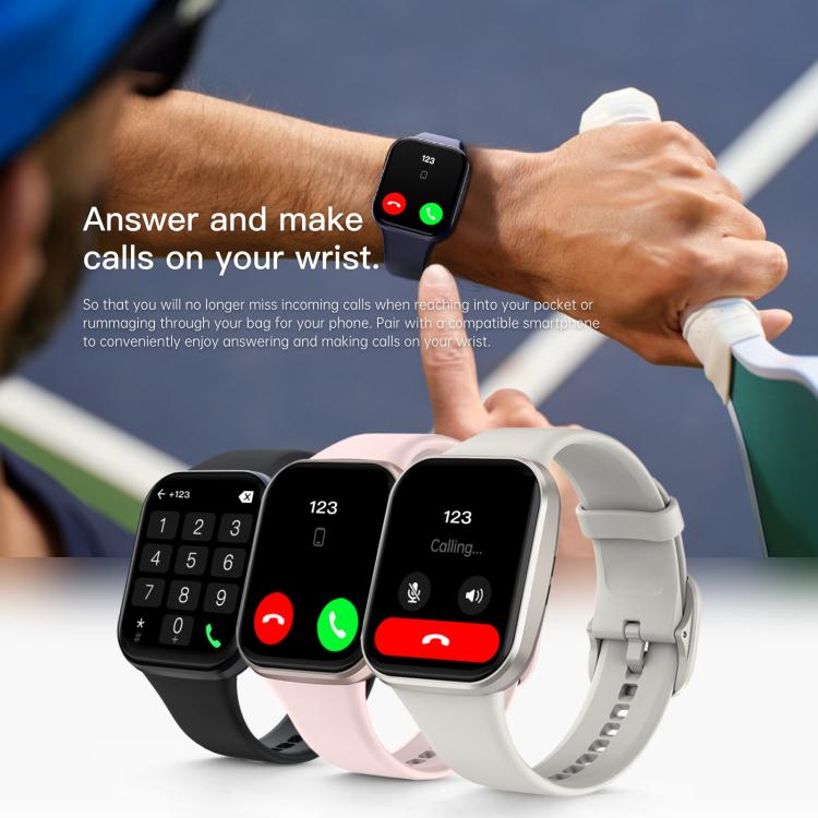 Q23 Pro 1.83 inch Color Screen IP68 Waterproof Bluetooth Call Smart Watch, Support Health Monitoring(Wine Red) - Smart Watches by PMC TechLife | Online Shopping South Africa | PMC TechLife | Buy Now Pay Later Mobicred