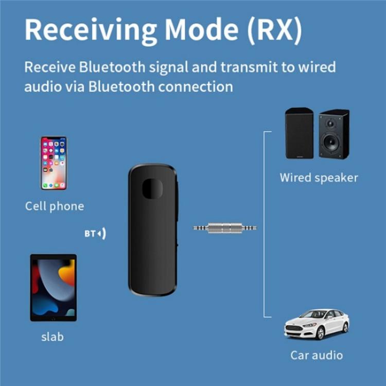 M18 Transmitter Receiver 2-in-1 Speaker Headphone Wireless Car Lapel Clip Bluetooth 5.4 Adapter - free shipping - PMC TechLife - Order now!