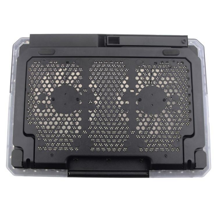 CP252 Adjustable Angle Notebook Cooler Stand Dual Fan Laptop Cooling Pad - Cooling Pads by PMC TechLife | Online Shopping South Africa | PMC TechLife | Buy Now Pay Later Mobicred