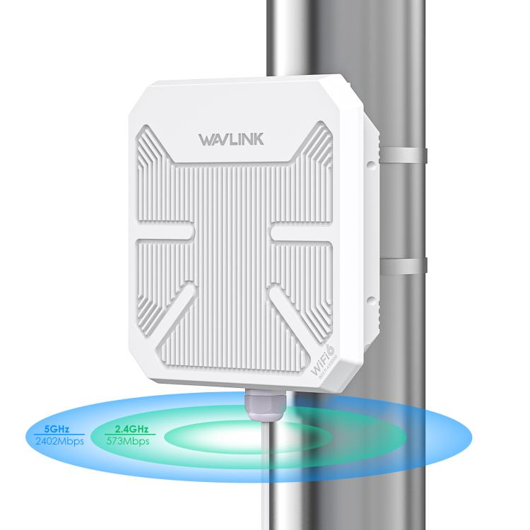 WAVLINK WN573HP3 Built-In 12dBi Directional Antenna Outdoor AX3000 Dual Band Repeater, Plug:UK Plug - free shipping - PMC TechLife - Order now!