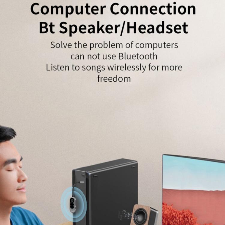 W10 Car Stereo Wireless Connection Audio Adapter 2 in 1 Car Bluetooth 5.3 Receiver Transmitter - Bluetooth Adapters by PMc TechLife | Online Shopping South Africa | PMc TechLife | Buy Now Pay Later Mobicred