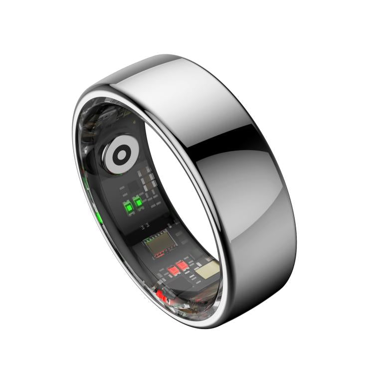 R08 SIZE 7 Smart Ring, Support Heart Rate / Blood Oxygen / Sleep / Multiple Sports Modes(Silver) - free shipping - PMC TechLife - Order now!