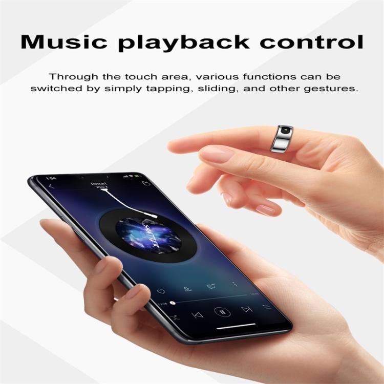 R08 SIZE 8 Smart Ring, Support Heart Rate / Blood Oxygen / Sleep / Multiple Sports Modes(Gold) - free shipping - PMC TechLife - Order now!