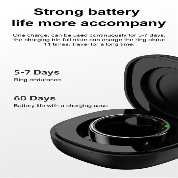 R08 SIZE 8 Smart Ring, Support Heart Rate / Blood Oxygen / Sleep / Multiple Sports Modes(Gold) - free shipping - PMC TechLife - Order now!