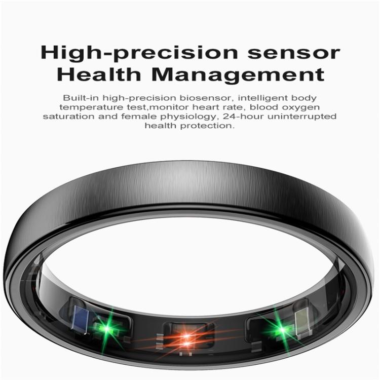R10 SIZE 9 Smart Ring, Support Heart Rate / Blood Oxygen / Sleep / Multiple Sports Modes(Silver) - free shipping - PMC TechLife - Order now!