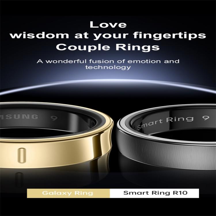 R10 SIZE 13 Smart Ring, Support Heart Rate / Blood Oxygen / Sleep / Multiple Sports Modes(Rose Gold) - free shipping - PMC TechLife - Order now!