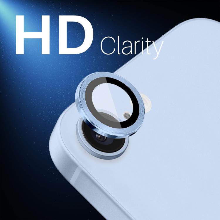 For iPhone 16e NORTHJO Camera Lens Protector CD Metal Ring Tempered Glass Film(Blue) - iPhone 16e Tempered Glass by NORTHJO | Online Shopping South Africa | PMC TechLife | Buy Now Pay Later Mobicred