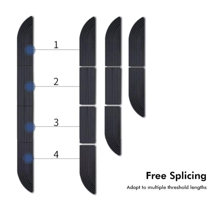 JUNSUNMAY For Ecovacs / iRobot / Mijia / Dreame Sweeping Robot Universal Silicone Threshold Bars Ramp Mat(Grey) - free shipping - PMc TechLife - Order now!