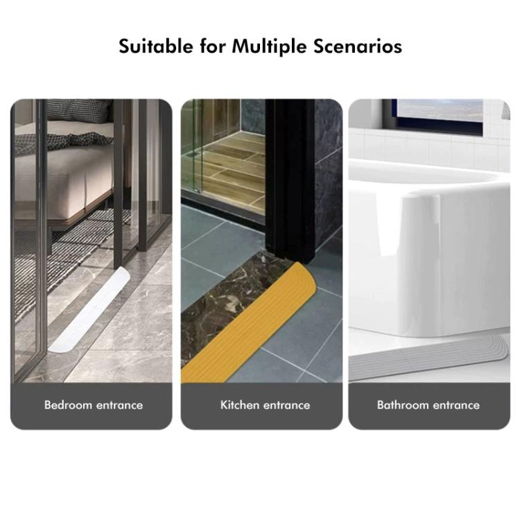 JUNSUNMAY For Ecovacs / iRobot / Mijia / Dreame Sweeping Robot Universal Silicone Threshold Bars Ramp Mat(Grey) - free shipping - PMc TechLife - Order now!