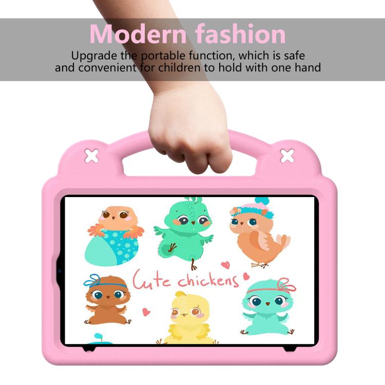 For Alldocube iPlay 50 Mini Pro 2023 8.4 Handle Kickstand Children EVA Shockproof Tablet Case(Pink) - CUBE by PMC TechLife | Online Shopping South Africa | PMC TechLife | Buy Now Pay Later Mobicred